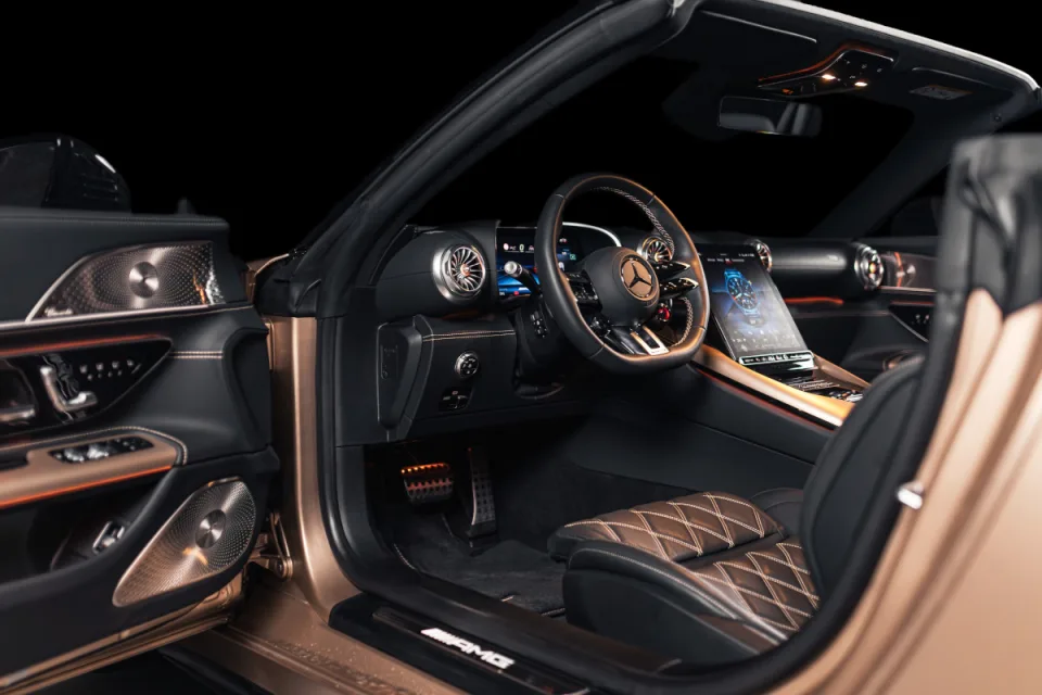 Intérieur d’une Mercedes-AMG SL
